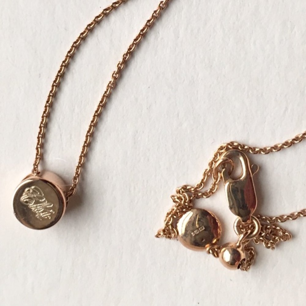 ❌SOLD❌Monica Vinader Rose Gold Diamond Necklace - Picture 7 of 10